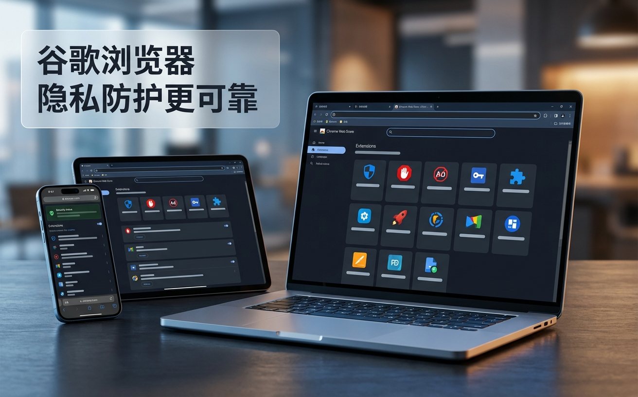 谷歌浏览器丰富的扩展程序商店界面